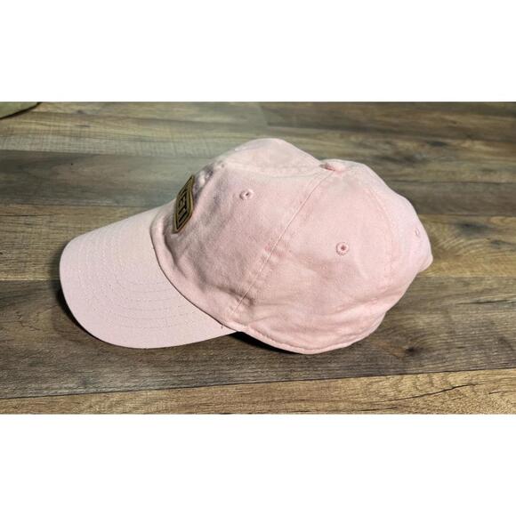 YETI Leather Logo Hat Light Pink Limited edition Leather Strapback Adjustable. - Picture 9 of 9